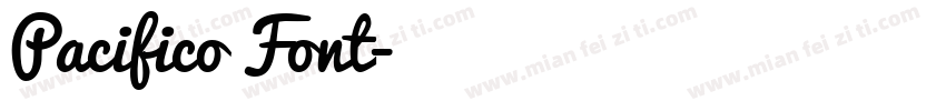 Pacifico Font字体转换
